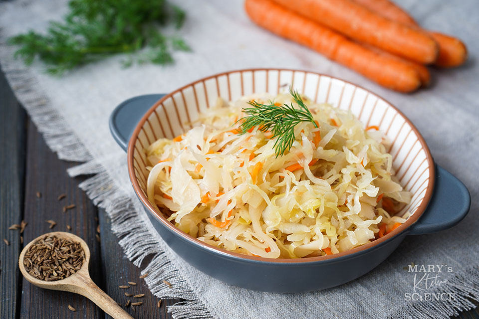 Sauerkraut fermentieren lernen mit Marys Kitchen Science Workshop Fermentation Kurs Köln